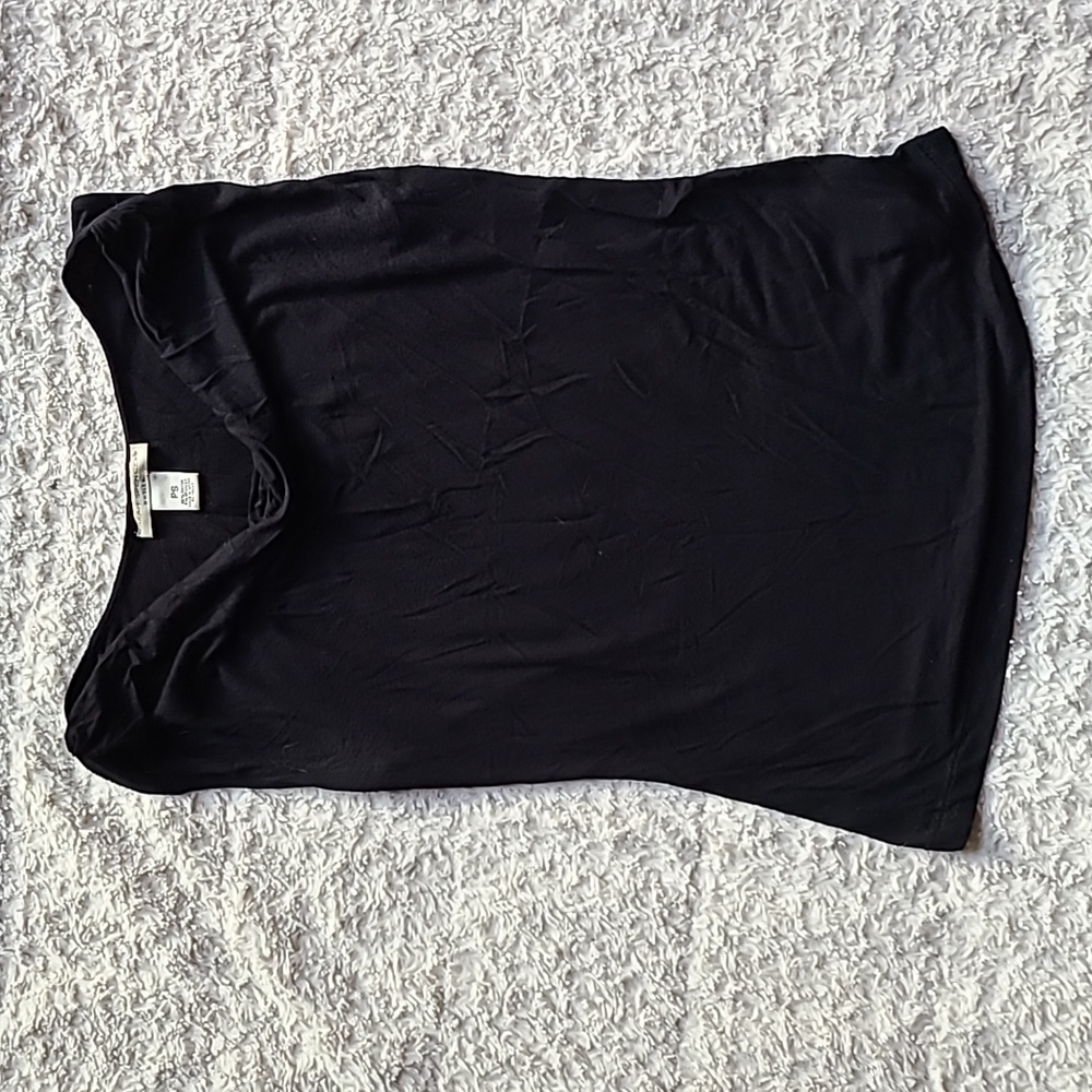 Sarah Spencer cowl neck top, petite small, black